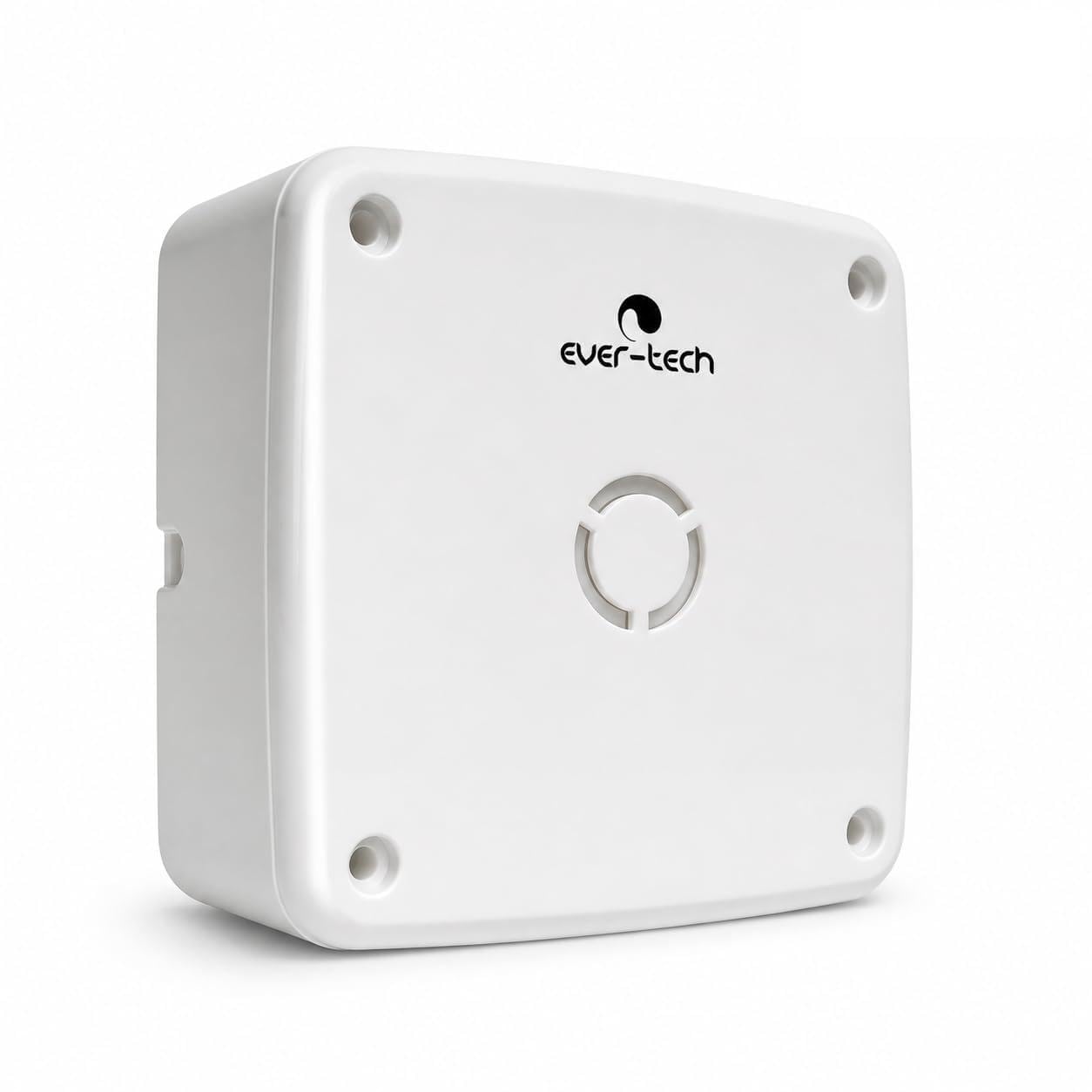 Ever-tech ET-JBID55 Indoor CCTV Junction Box 5 x 5 Inch PVC Enclosure, Secure Cover and Easy Cable Routing, White-image-29
