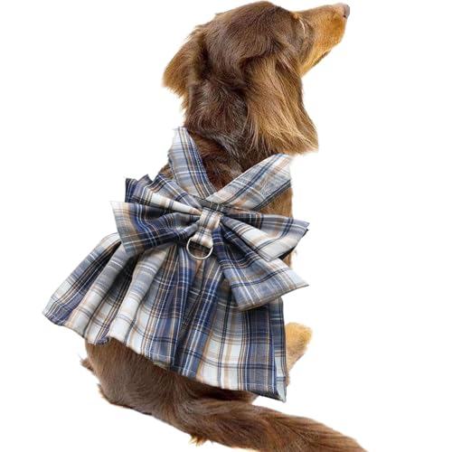 Nlrlo かわいい蝶ネクタイ犬用ハーネス、かわいい小型犬用首輪ハーネス | ソフト蝶ネクタイ犬用ベストハーネス 犬用ベスト、快適で ペット用リボンアクセサリー、日常着に最適