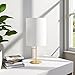Aspen Creative 31261 Transitional Drum (Cylinder) Shaped Spider Construction Lamp Shade in White Linen, 8