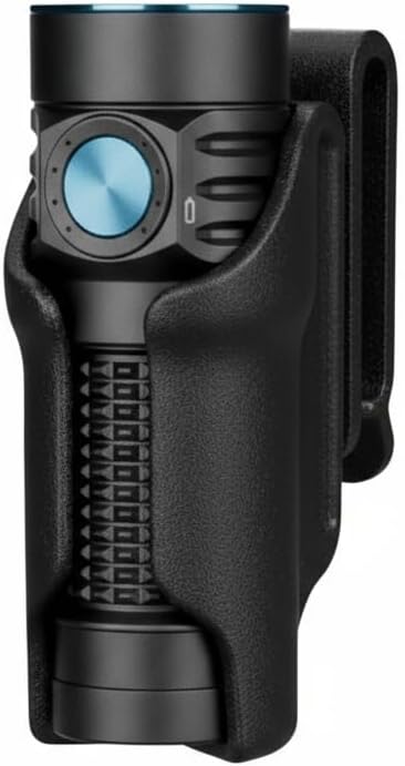 HoldMyGear Belt Clip Flashlight Holder – Compatible with Olight Baton 4, Baton 3, and S1RII Baton 2 (Precision-Fit Belt Mount Holder, Fits Belts 1.5" Wide)