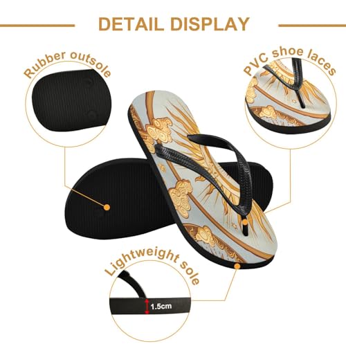 STAYTOP Sun and Moon Flip Flops Sandals of Men's & Women's,Sandals Beach Slippers Shower Slides2