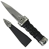 Glen Esk Mens Shamrock Sgian Dubh with Blade in Gift Box