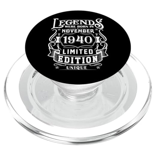 Cumpleaños Noviembre 1940 Edición Limitada Regalo Vintage PopSockets PopGrip para MagSafe