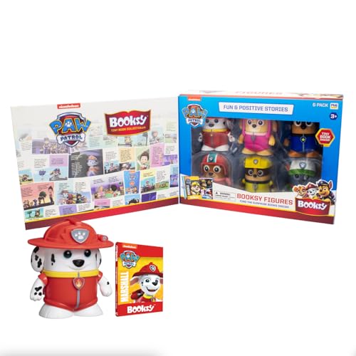 P.M.I. PAW Patrol 6-Pack Collectible Action Figures with Hidden Storybooks — Toys for Boys Girls Ages 3-8, Officially Licensed, Includes Chase, Marshall, Skye, Rubble, Rocky & Liberty - image 1