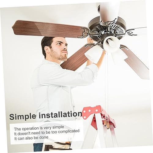 Chaîne de ventilateur de plafond en bois d'exception par OSALADI pour lustre - 7