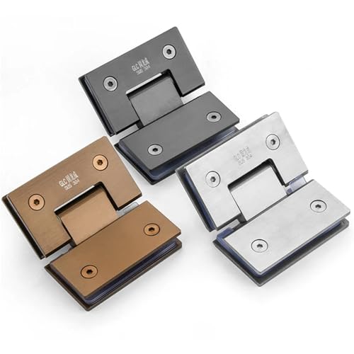Charnière de porte en verre pliable pour optimiser l'espace douche - 4