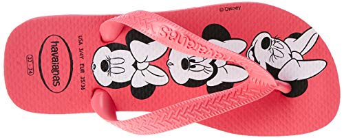 Chinelo Top Disney, Havaianas, Adulto Unissex, Rosa Porcelana, 37/38