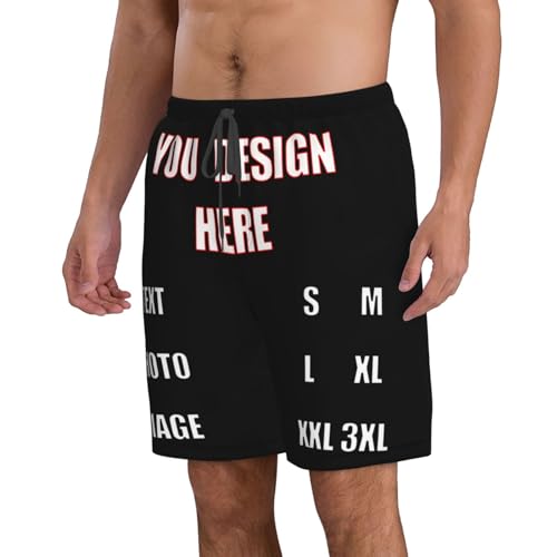 Custom Shorts Personalized Text Image Logo Fashionable Trunk Custom Short Washed Shorts Personalized Gifts for Family2