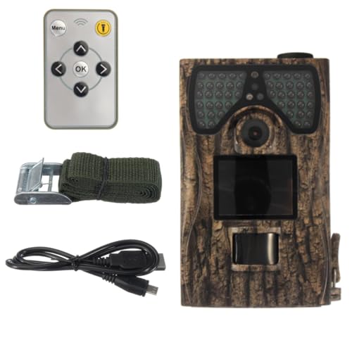 WnewTools Câmera de caça PR-300 HD 12MP Digital 48 LEDs IR Infravermelho Visão Noturna Animal Trail