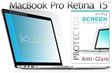 Kuzy - Anti-Glare Retina 15-inch Screen Protector Film for Apple MacBook Pro 15.4