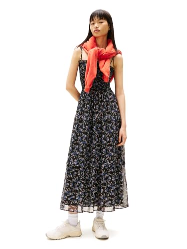 Image of Tommy Jeans Women's Maxi Sundress with Floral Print