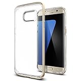 Spigen Neo Hybrid Crystal Galaxy S7 Edge Case with Flexible Inner Casing and Reinforced Hard Bumper Frame for Samsung Galaxy S7 Edge 2016 - Champagne Gold