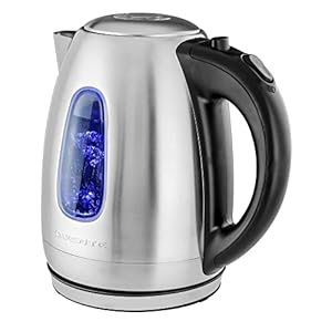 OVENTE Electric Kettle, 1.7L Stainless Steel...
