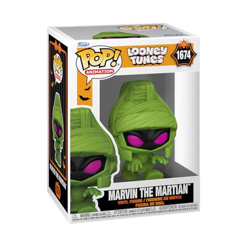 Funko Pop! Animation: LTH – Marvin The Martian - (Mummy​) - Looney Tunes - Figura de Vinilo Coleccionable - Idea de Regalo- Mercancia Oficial - Juguetes para Niños y Adultos - TV Fans
