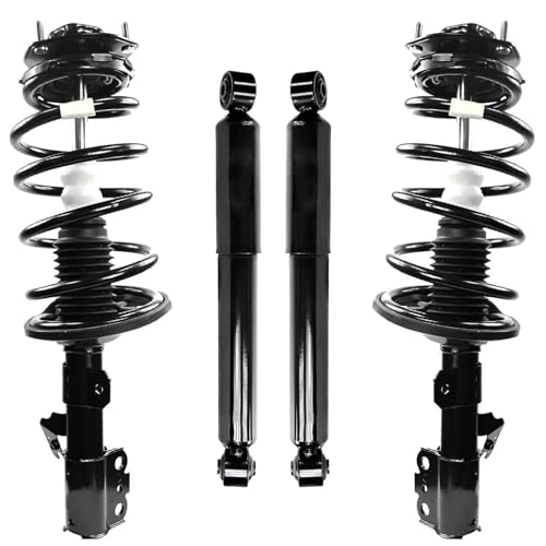 Image of Detroit Axle - Front Quick Struts w /Coil Spring + Rear Shocks Replacement for 2010-2015 Lexus RX350 RX450h - 4pc Set