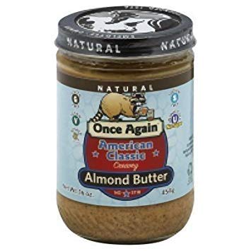 ONCE AGAIN NUT BTTR ALMND NO STIR NA, 16 OZ, PK- 6