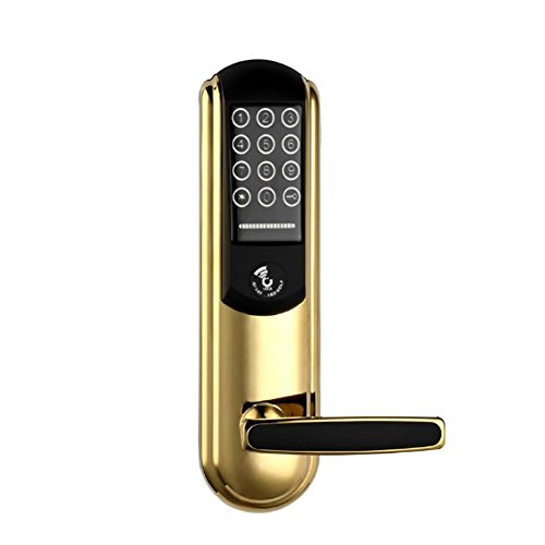 Preisvergleich Produktbild Rostfreier Stahl Passwort Berührungsempfindlicher Bildschirm Elektronik Intelligenter Verschluss Passwort / Mechanischer Schlüssel / IC-Karte Keyless-Zugang Innentür Passwort-Sperre für den Haushalt