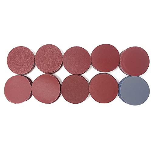 Honbay 100PCS 2 Inch Sanding Disc Sander Disc Grinding Discs for Drill Grinder 80/100/180/240/600/800/1000/1200/2000/3000 Grit (10 Sheets of Each Grit)