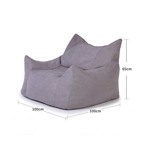 QWERTY Highback Sitzsack Multifunktions-Tatami Bodensitzkissen Pad for Kinder Und Erwachsene Home-Gaming-Bean Bag (Color… – Bild 3