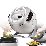 Grpquatsch Procesador De Alimentos Comercial, con Calentamiento ElectromagnéTico 3D, 2000 W De Potencia Y DiseñO De RotacióN AutomáTica De 360°, para Restaurante En Casa