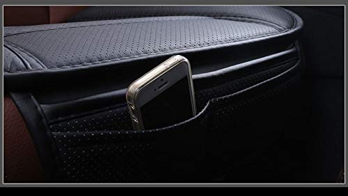 Edealyn 2 Pcs Universal Car Seat Covers Pu Leather Bottom Seat Cover Car Interior Accessories Bottom Car Seat Protector Covers (Gray) #TOP7