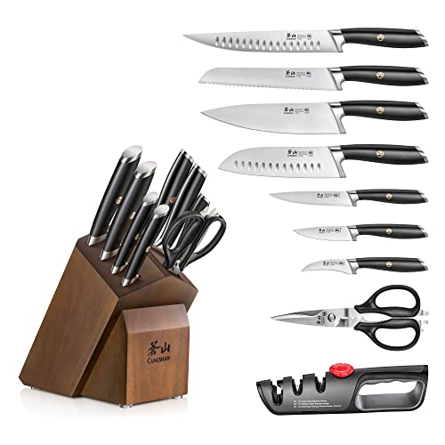 Cangshan L Series 1027440 German Steel Forged 10-Piece Knife Block Set #TOP1