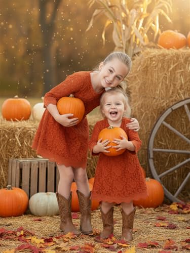 2Bunnies Girl Vintage Lace Scalloped Trim Boho Rustic Country Baptism Flower Girl Dress3