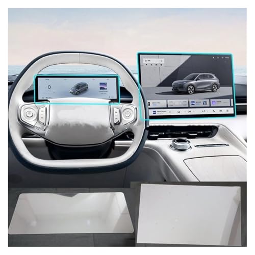Verre trempé Geely EX5 protecteur d'écran navigation GPS et tableau de bord 2024-2026