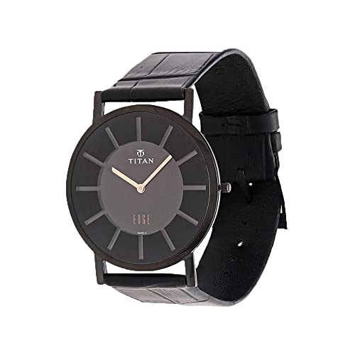 Titan Analog Black Dial Men's Watch - 1595NL01/NP1595NL01 - Image 2