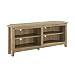 WE Furniture 58" Corner TV Stand, Driftwood