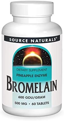 Source Naturals Bromelain 500mg Proteolytic Enzyme Supplement - 60 Tablets