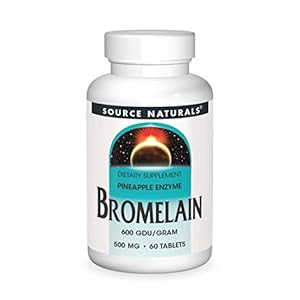 Source Naturals Bromelain 500mg Proteolytic Enzyme Supplement – 60 Tablets