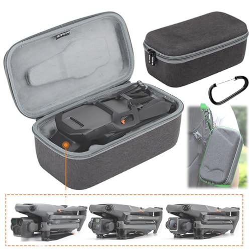 Honlyn MultifunctionalL Carrying Case Compatible with DJI Mavic 3/3 Pro/3 Classic,for DJI RC/RC Pro/RC-N1 Storage Bag Handheld Crossbody Set Remote Control Storage Bag Box (Body bag)