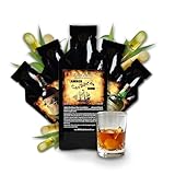 Amber Caribbean Rum Essence Flavoring (5 Pack), Liquor Flavor Refill Packet for Bootleg Kits & Barrel Aging, Swish Barrel Premium Extract for Cocktails, Mixology & Moonshine, 5 x 20ml (.65oz)