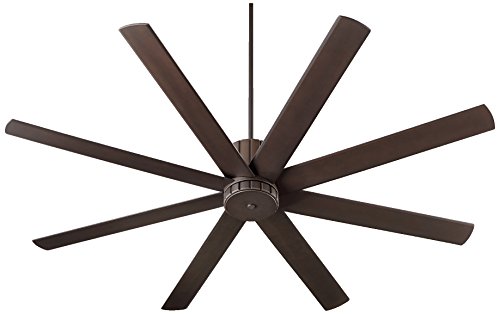 Quorum International Proxima 72" 8-Blade Ceiling Fan - Oiled Bronze - 96728-86