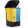GHFHF Vuilnisbak creatief pedaal type plastic vuilnisbak huishoudelijke keuken outdoor sanitaire trash kan…