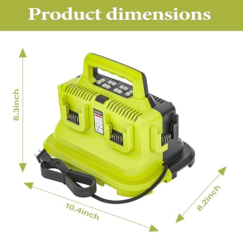 Image of 6-Ports Rapid Battery Charger Station for Dewalt 20V /60V Battery