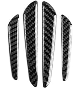 4Pcs Carbon Fiber Door Edge Guard Bumper Protector Strips Trim Cover Car Universal Door Edge Guar...