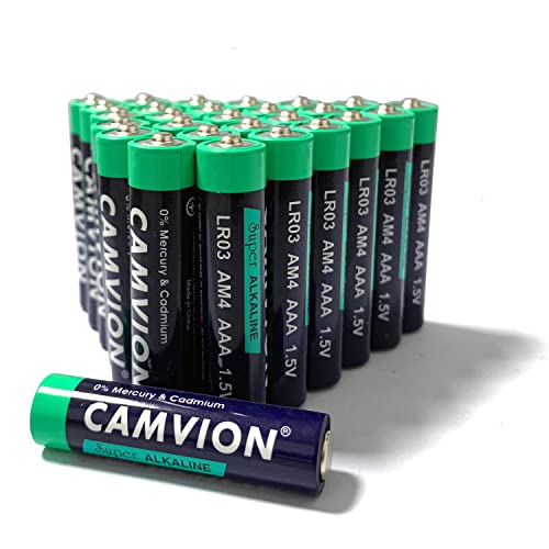 Camvion 1.5V Lr03 Lr3 Aaa Mn2400 Am4 D5323 D5923 Alkaline Batteries, High Capacity Batteries (28 Pack) #TOP4