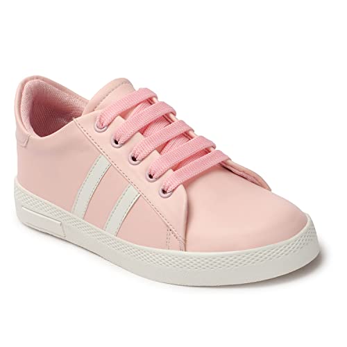Image of ANTOX Introduce You A Regular Comfortable Striped Casuals for Women's /Ladies /Girl's Sneakers for Women