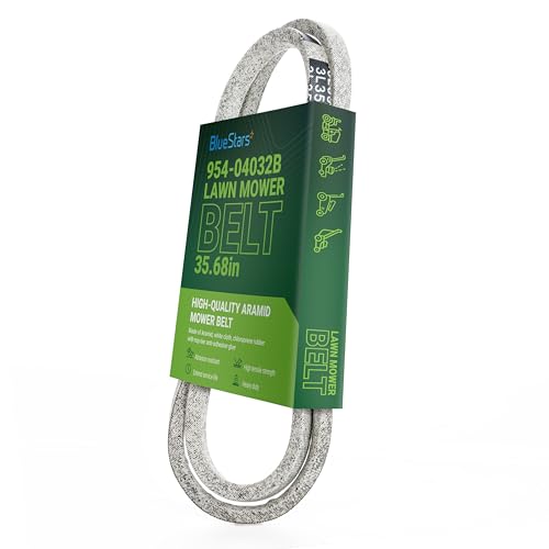 Image of BlueStars 954-04032B Edger Drive Belt | Aramid Cord | 3 /8 x 36 | For Troy Bilt TB554 MTD CubCadet LE100 Bolens Craftsman Lawn Edger Replaces 754-04032B 754-0465 954-0465 754-04032 954-04032A