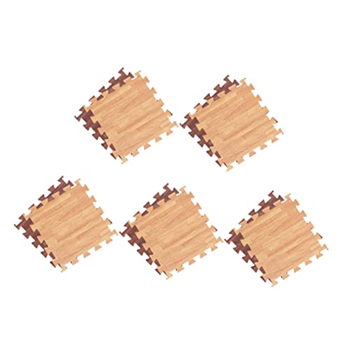 KESYOO Eva Puzzle Exercise Mat Tiles 10 Pcs Interlocking Foam Floor Mats Soft Non-Slip for Living Room Gym Yoga Random Style