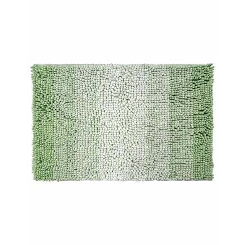 La Mejor Lista de Tapete shaggy los 5 mejores. 46 DIB CARPET & HOME Tapete de Baño Shaggy Antideslizante Verde 40x60 cm Ombre, Alfombra de Baño Suave, Absorbente, Lavable y de Secado Rápido para Piso y Regadera