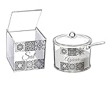 Salero y azucarero de cocina de acrilico diseño frases Sal y Azucar