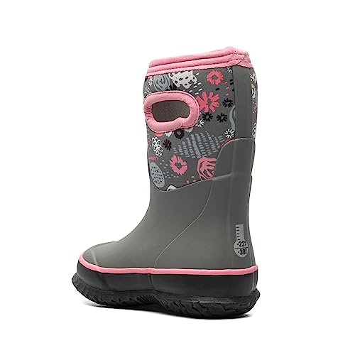 Image of BOGS Grasp Kids Waterproof Rain Boots, Insulated Winter Snow Boots