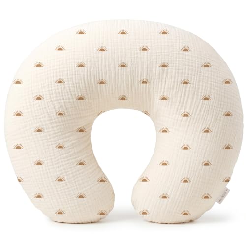 Konssy Muslin Nursing Pillow Covers, Soft Cover for Breastfeeding Pillows