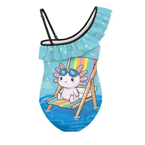 Image of Yzaoxia Girls Swimsuits One Piece Bathing Suit Sleeveless Gymnastics Swimwear for Kids 3-14Y
