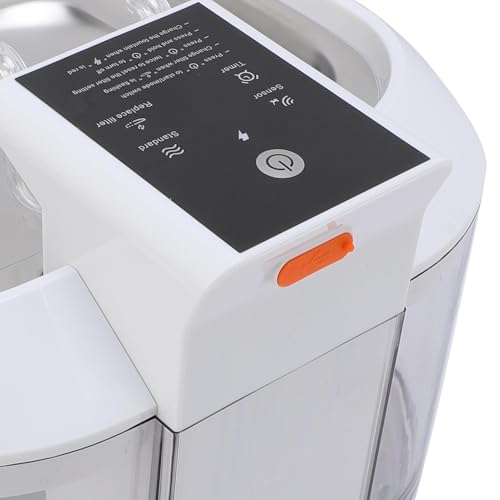 Fuente de agua para mascota ANGGREK, 4.5L, blanca miniatura 6