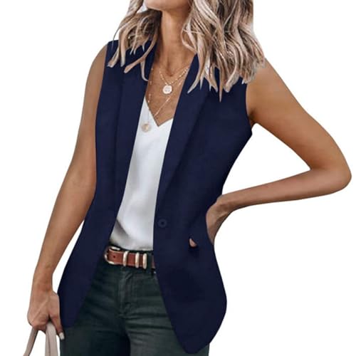 Womens Casual Blazers One Button Open Front Blazers Lightweight Notched Collar Suits Work Office Dressy Jackets