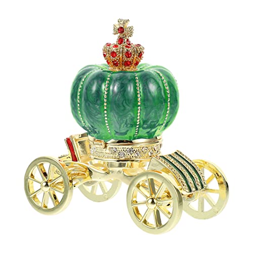 Boîte à bijoux de chariot à citrouille idéale pour cadeau d'anniversaire